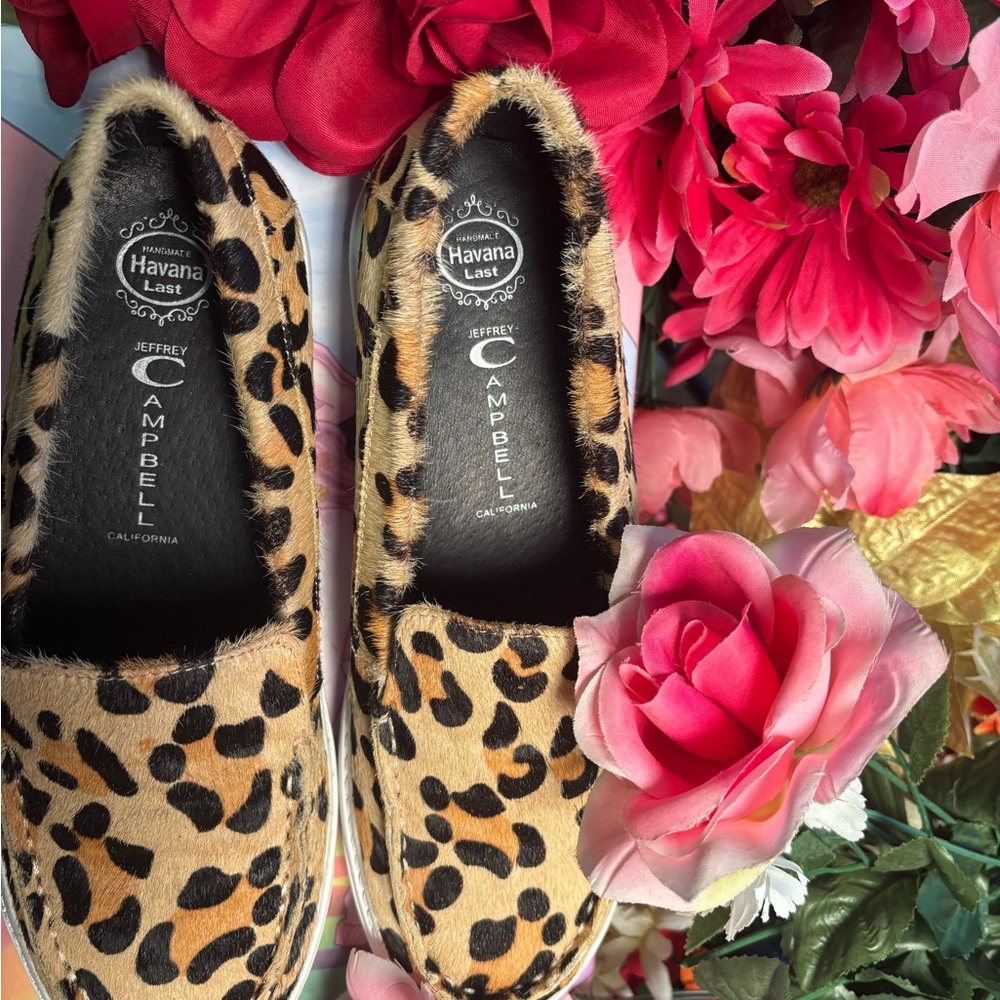 Jeffrey Campbell Animal Print Loafers